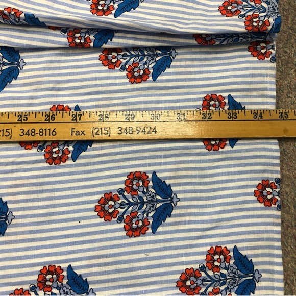 Boden Blue Wrap Tie Front 100% Linen Sundress - Picture 6 of 9
